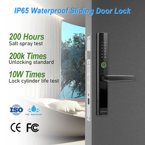 Australia Slim Wood Sliding Door Keyless Lock Handle Locks, Slim Sliding Digital <b>Hook</b> Door Locks for Wooden Doors T5 Australia <b>S</b> - Product Image 4