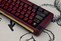 Gamming Keyboard Kustom Cermin Baja Tahan Karat PVD Tembaga Aluminium Cnc Ruang Mekanik 65