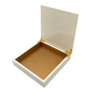 पियानो सफेद लाह खत्म लक्जरी लकड़ी तारीख उपहार बॉक्स रमजान - Product Image 5