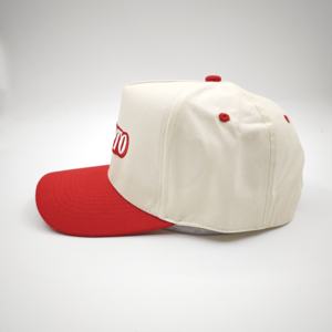 Gorra de Béisbol Personalizada de 5 Paneles, Oxford Dobby, con Logotipo Bordado, Dos Tonos, Estilo Vintage, Estructurada, con Ajuste Ajustable - Product Image 4