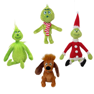 Peluche de <span class=keywords><strong>Grinch</strong></span> de Diseño Profesional, Súper Suave, <span class=keywords><strong>Muñeco</strong></span> de Navidad Verde, Genie Max el Perro, Relleno de Algodón PP, Regalo para Niños - Product Image 6
