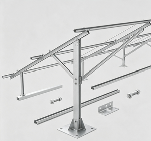 PiPe GL-1078 Support de montage solaire pour carport pour Bahreïn - Installation rapide et facile, usage commercial et résidentiel, fournisseur Bahreïn, résistance au vent 21 - Product Image 2