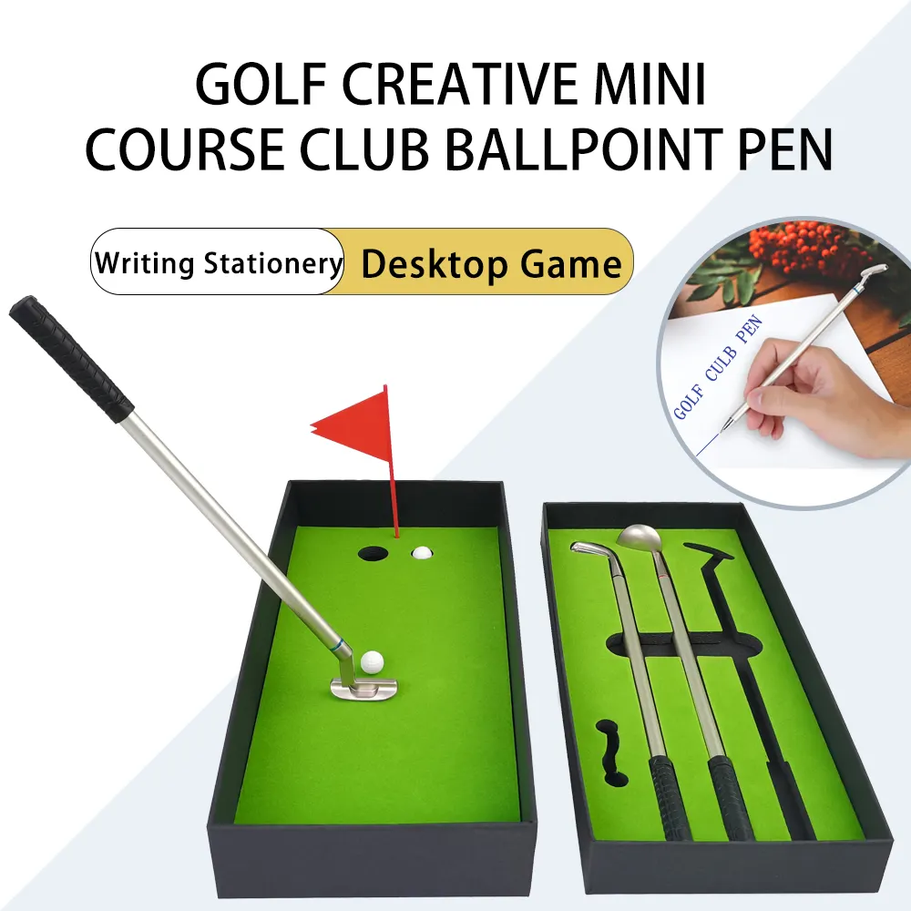 Customization Creative Board Game Simulated Course Premium Mini Club Office Gift Set for Adult Children Ballpoint Writing Pen
