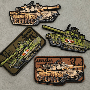 Patch brodé à coudre, motif char tactique, pour sac, chapeau, chemise, pour homme et garçon - Product Image 1