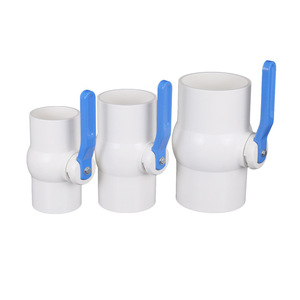 บอลวาล์ว Upvc 75-90-110 มม. แบบ True Union ด้ามจับโลหะ สำหรับท่อขนาด 1 นิ้ว อุปกรณ์จ่ายน้ำ Qf0022 - Product Image 5