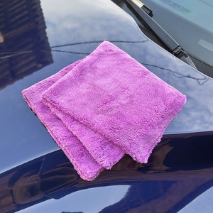 <span class=keywords><strong>Serviette</strong></span> en peluche microfibre, <span class=keywords><strong>serviette</strong></span> de qualité coréenne, en peluche, sans rayures, pour la voiture - Product Image 6