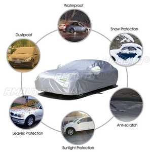 Housse de voiture universelle intégrale, anti-neige, 2 couches épaisses, protection contre la glace et le gel, imperméable, anti-poussière, pour berline - Product Image 3