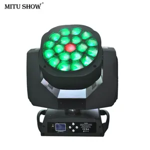 MITUSHOW clay paky sharpy beam moving head light 19 x 15w led bee eye rgbw 4 in 1