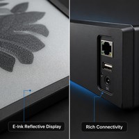 Baterai HD e-ink Display 13.3 inci, baterai IP54 Android tahan air selama 45 jam berlaku untuk iklan luar ruangan tablet eink