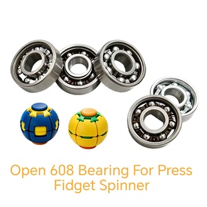 Open Type 608 Bearing 3D Printed Ball Bearings Galvanized Bearing Toy Bearing Decompression Pok&eacute; Ball Bearing 8*22*7mm