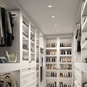 Armoires de style européen, sur mesure, nouveau design, armoire de chambre à coucher encastrée dans le mur - Product Image 3