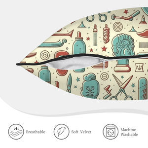 Custom image Double-Sided Velvet Bordered <b>Decorative</b> <b>Pillows</b> with Core Double-Sided Design - Product Image 5