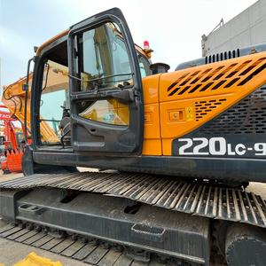 Excavadora de cadenas Hyundai 220LC-9S amarilla, equipo de construcción hidráulico de alta resistencia, capacidad de cazo de 1.2m, 107kW, alta capacidad de excavación - Product Image 6