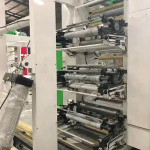 Zak Flexo Drukmachine Kraft Carton Flexografische Printer Machine 2 Kleuren Flexo Printmachine