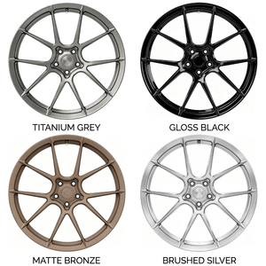 Lightweight Forged Aluminium Alloy <b>Wheels</b> 18-22 Inch Grey Multi <b>Spoke</b> Monoblock Rims for Golf GTI Audi RS3 for 3 - Product Image 3