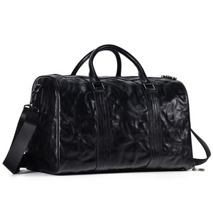 Sac de voyage en cuir véritable Dujiang 20-35L grande capacité, sac de sport pour homme, usage professionnel et loisirs - Product Image 5