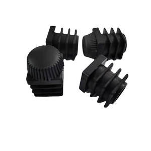 Pata de Mueble con Tuerca de Plástico Negra, Ajustable en Altura, Fácil Instalación, Diseño Minimalista - Product Image 1