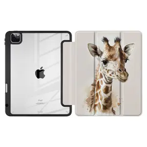 Transparent Acrylic Back Tablet Cases TPU Shockproof Frame Cover For IPAD Air4 Air5 Cases 10.9 Inch 2020 2021 2022