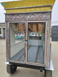 Low Price High Quality Funeral Cars/European Style <strong>Horse</strong> Drawn Hearse/Manufacturer Funeral Hearse for Sale - Product Image 5