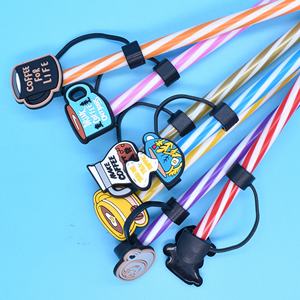 Funda Protectora Universal de Plástico para Vasos de Café, Personalizada, para Pajitas, Serie Sombrero de Paja para Fiestas - Product Image 3