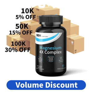 Cápsulas de Magnesio 4X Complex al por Mayor, Fabricante OEM, Fórmula y Empaque Personalizados, Ventaja de Costo al por Mayor y Suministro Estable - Product Image 3