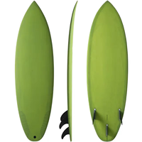Planche de Surf Shortboard 6 Pieds en Mousse EPS, Tissu de Fibre de Verre et Résine Époxy pour Adultes, Idéale pour l'Été et la Plage