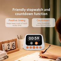 Reloj Despertador Inteligente con Asistente de Voz IA GPT, Temporizador Pomodoro, 50 Conjuntos de Recordatorios de Alarma, Interacción en Lenguaje Natural, Carga USB