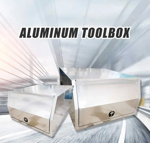 Caja de herramientas de aluminio sin recubrimiento para camioneta - Product Image 2