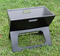 Barbecue Kamado en Fer Moderne Haut de Gamme pour Extérieur, Outil de Cuisine de Chef, Fumoir Portable pour 3-5 Personnes, Gril à Flamme