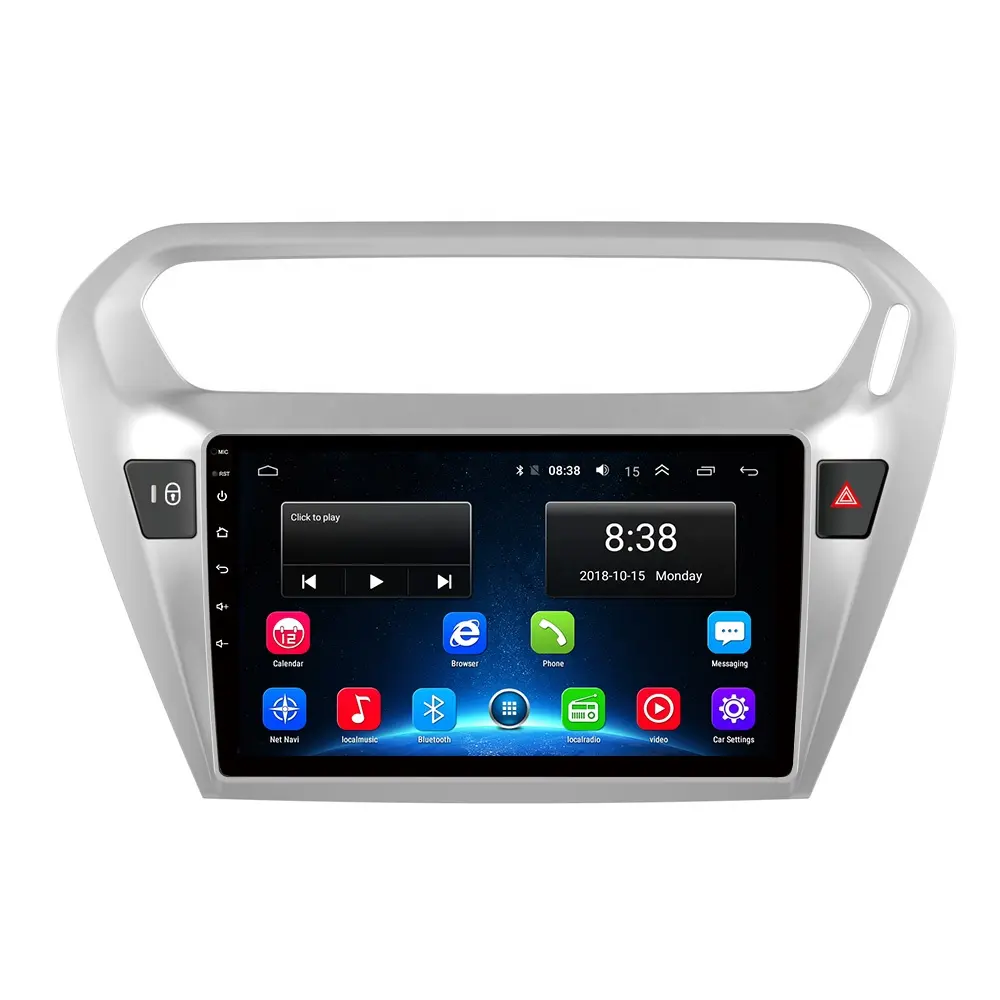 Pemutar Dvd Mobil 9 Inci Stereo Mobil Android dengan Radio Mobil FM/AM/RDS/AHD/DSP untuk 301 Peugeot 2016