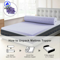 Ajustement automatique de la conception matelas respirant à haute densité confortable matelas pliable en mousse à mémoire de forme en latex
