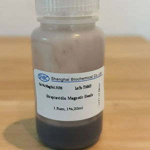 Perlas Magnéticas de Streptavidina Monodispersas con Tamaño de Partícula Uniforme para la Isolación de Ácidos Nucleicos y Ensayos de Diagnóstico - Product Image 1