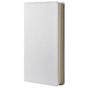 Caderno de sublimação de couro personalizado OEM, caderno de sublimação em tamanho A4/A5/A6, livro de notas em branco