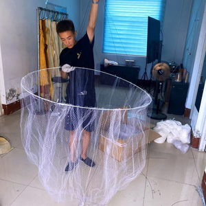 Cage de pêche en nylon monofilament pour attraper les poissons, les crevettes, les crabes, les poissons-chats, filet à appât, piège à appât, filet à appât Ballyhoo - Product Image 3