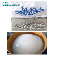 Force de collage élevée en caoutchouc de silicone pour l'impression de textile et de gant