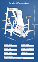 Machine professionnelle à charge libre pour extensions et flexions de jambes, équipement de musculation, capacité 200 kg, entraînement de force, fabrication OEM Chine, vente directe
