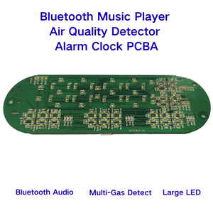 OEM ODM Kundenspezifische PCBA Musikplayer Innenraum-Luftqualitätsdetektor PM2.5 TVOC HCHO Sensor Großer LED AQI Wecker PCB - Product Image 1