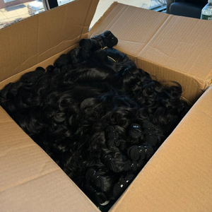 Extensiones de Cabello Vietnamita y Camboyano de Alta Calidad 15A con Cutícula Alineada, Trama de Cabello Virgen sin Procesar Doble Extracción Ondulado RAW - Product Image 2