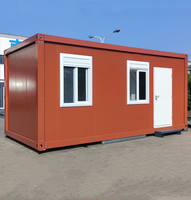 Module de conteneur plat de luxe à faible coût Maison Immeuble de bureaux préfabriqués Mobile Van Maison pour villas en acier