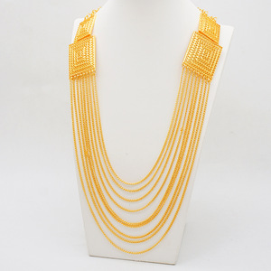 <span class=keywords><strong>Ensemble</strong></span> de bijoux de luxe de style Dubaï en gros - 4 pièces - <span class=keywords><strong>Ensemble</strong></span> de collier exquis d'inspiration africaine - Product Image 3