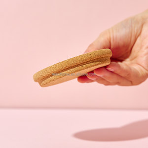 <span class=keywords><strong>Bocaux</strong></span> à bougies en verre givré de 10 oz avec couvercles en liège |   Expédition rapide en 10 jours, faible MOQ, couleur et logo personnalisés - Product Image 5