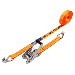 EN 12195-2 25mm 800kg <span class=keywords><strong>sangle</strong></span> d'arrimage à <span class=keywords><strong>cliquet</strong></span> avec certificat TUV GS CE, ISO9001 - Product Image 2