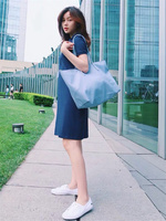 Sac à Main Fourre-Tout Bandoulière de Luxe à Carreaux 2024 pour Femme, Mini Sac à Épaule Féminin avec Nœud et Fonction Imperméable, Sac de Voyage Très Vendu