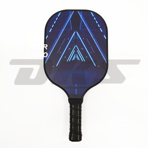 Pagaie de Pickleball thermoformée en fibre de carbone T700 de marque DKS de haute qualité avec poignée de coussin confortable <span class=keywords><strong>Graphite</strong></span> 220G10G imprimé UV - Product Image 1