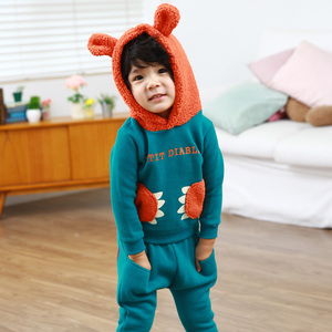 Ingrosso bambino cartone animato dinosauro stampato graziosi pigiami per feste - Product Image 2