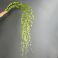 Plantes suspendues artificielles en rotin et saule, écologiques, pour décoration de mariage et arrangements floraux extérieurs
