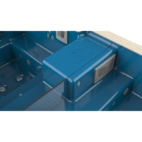 Piscine de luxe en conteneur maritime, grande piscine rectangulaire hors sol en acrylique, spa préfabriqué pour projet de transport maritime mondial