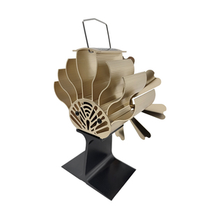 Ventilateur de poêle à <span class=keywords><strong>bois</strong></span> en alliage d'aluminium 6063, alimenté par la chaleur, usiné sur mesure par CNC - Product Image 1
