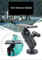 Accessoires de kayak transfrontaliers Yak Outdoors : Kit de support rotatif à 360° pour sondeur de pêche en nylon pour la navigation et la pêche en mer