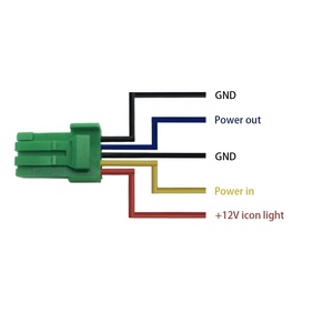 Double interrupteur rétroéclairé barre lumineuse Led pour voiture bouton de caméra de recul pour Toyota <span class=keywords><strong>Prado</strong></span> 150 200 série <span class=keywords><strong>2020</strong></span> 2021 pièces automobiles - Product Image 5